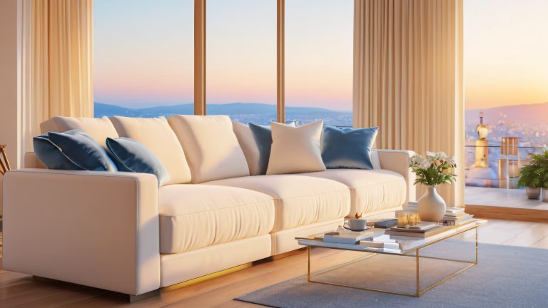 modern robot relaxation 4k desktop wallpaper scaled