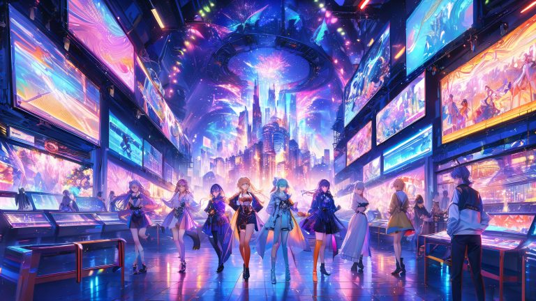 moe anime girls whimsical 4k wallpaper scaled