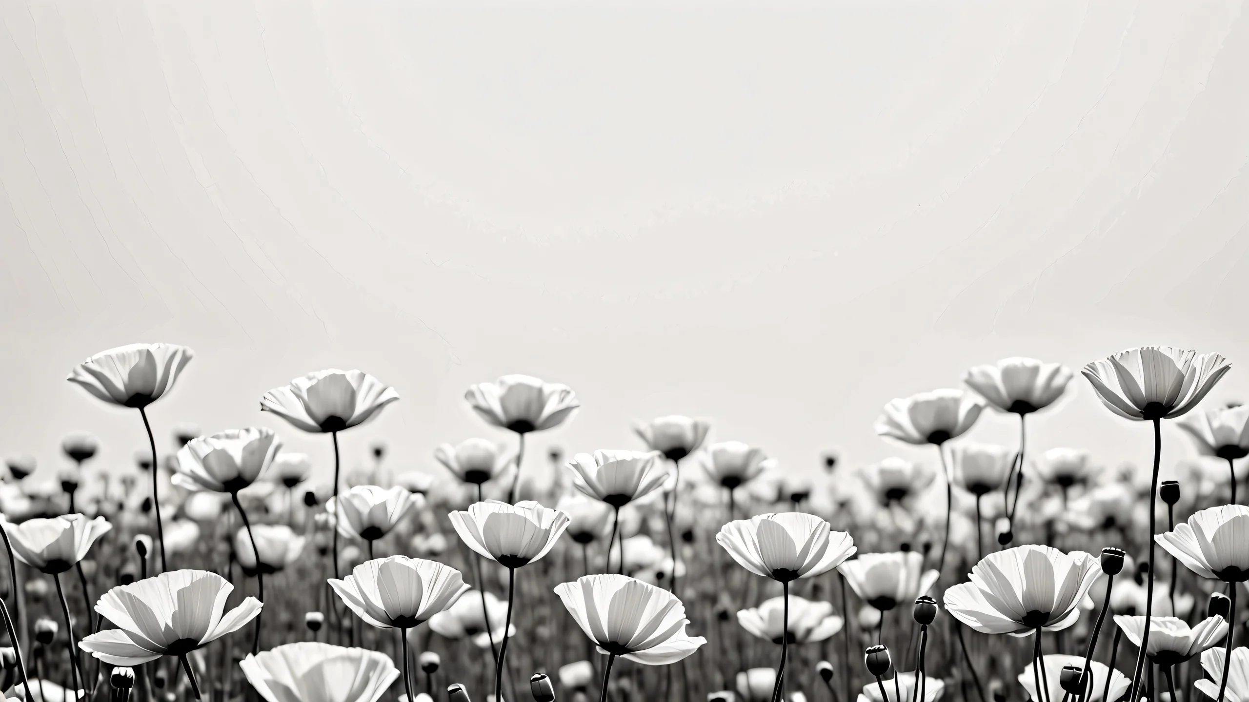 A stunning monochromatic artwork featuring soft pastel hues and geometric shapes.