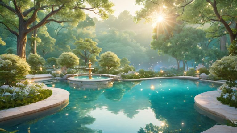 moonlit forest clearing 4k wallpaper scaled