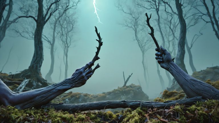 moonlit forest desperation scaled