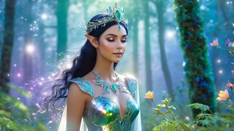 moonlit forest queen scaled