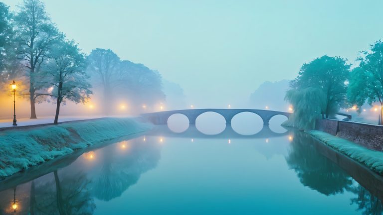 moonlit oker river serenity scaled