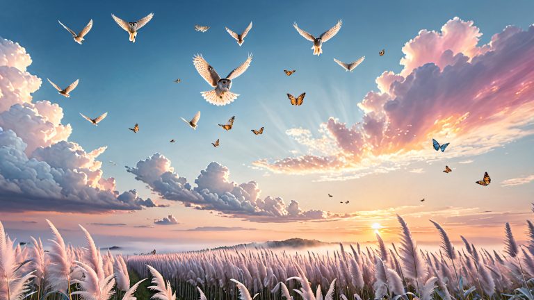 moonlit owl butterflies scaled