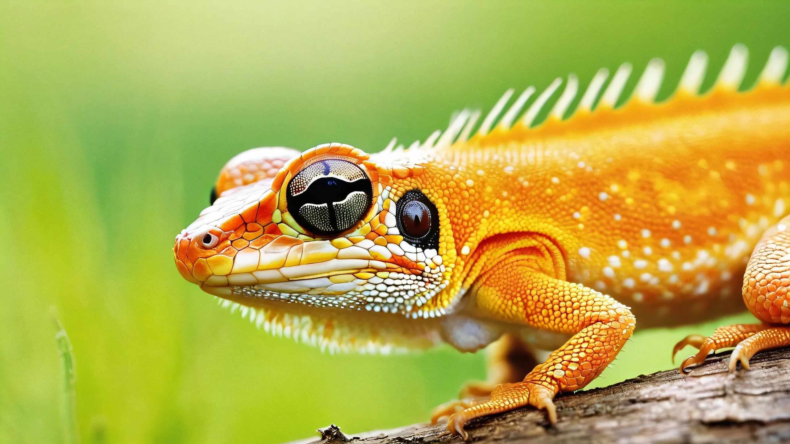 Ultra HD Morphed Nature Realism Masterpiece Wallpaper Desktop/PC wallpaper of a morphed creature in a natural setting with vibrant colors and subtle film grain.