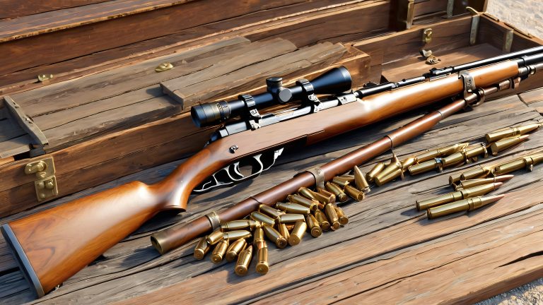 mosin nagant rifle wallpaper battle scarred crate scaled