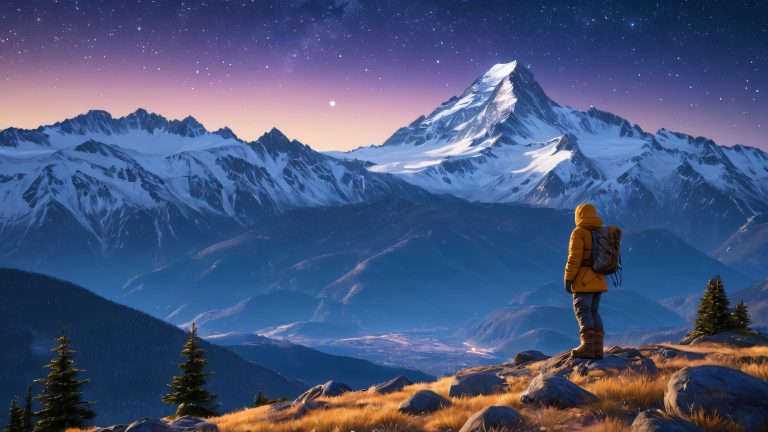 mountain starry night scaled