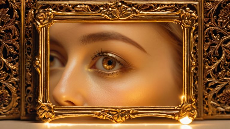 mysterious self portraits in miniature camera 4k wallpaper scaled