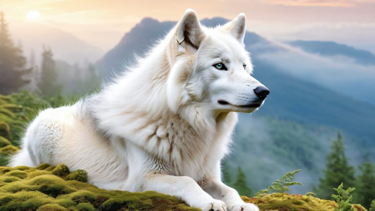 mystic direwolf mountain throne scaled