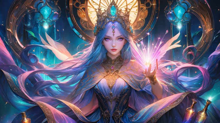 mystic potion bottle 4k wallpaper scaled