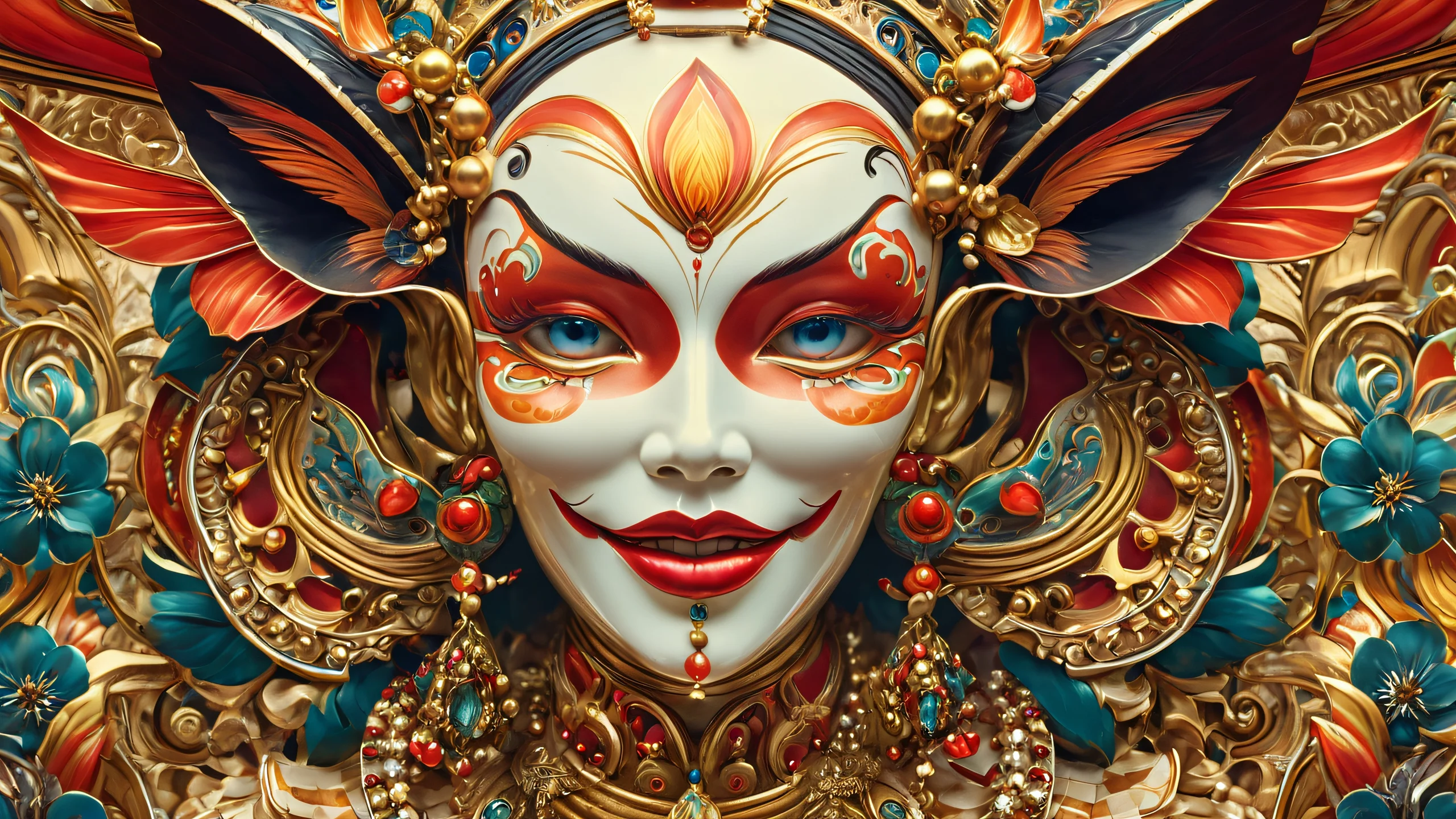 A mystical temple complex with intricate carvings and vines overgrown in a fantasy environment.