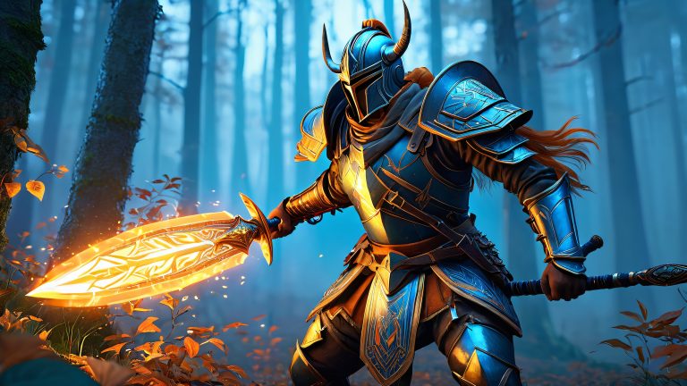 mystic warrior emberlit glae scaled