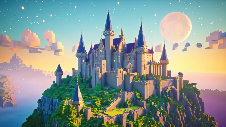 mystical castle 4k desktop wallpaper scaled