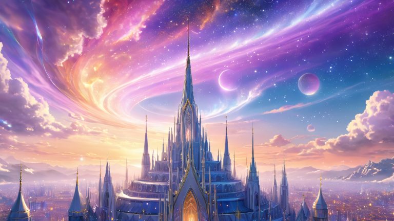 mystical cityscape 4k wallpaper scaled