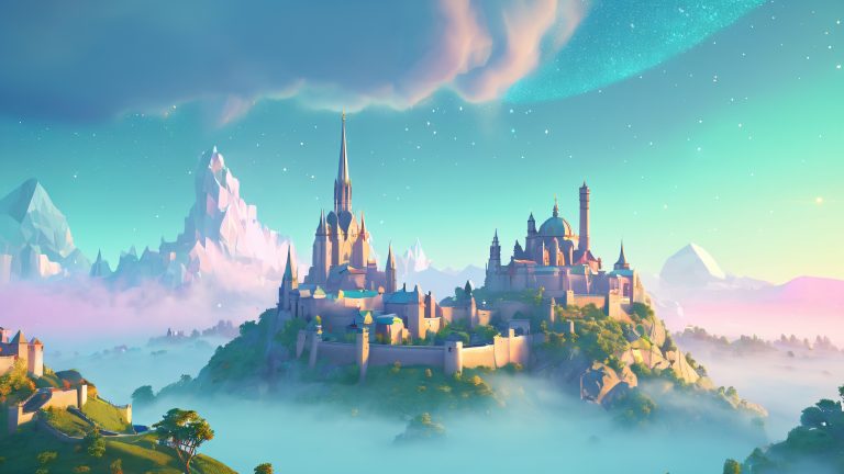 mystical cityscape wallpaper 4k scaled