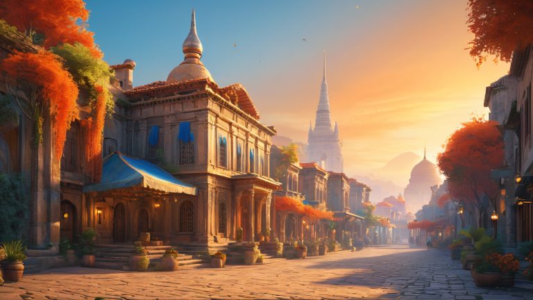 mystical cityscape wallpaper ancient secrets unveiled scaled