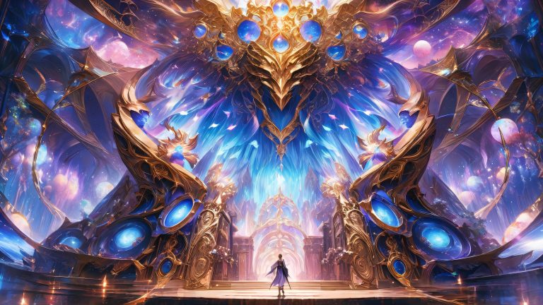 mystical doorway to otherworldly realms scaled