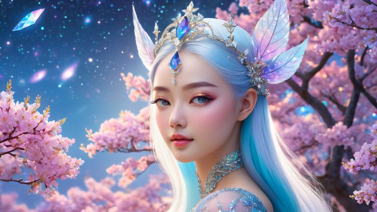 mystical fantasy celestial beauty at dusk wallpaper scaled