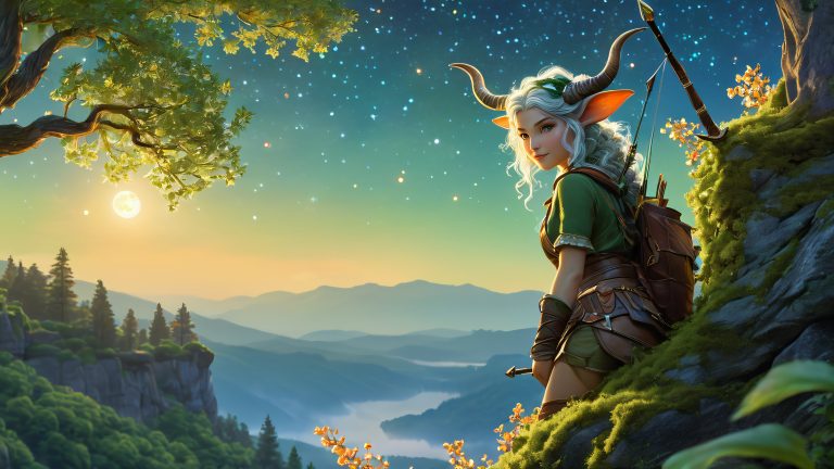 mystical goblin ranger 4k wallpaper fantasy scaled