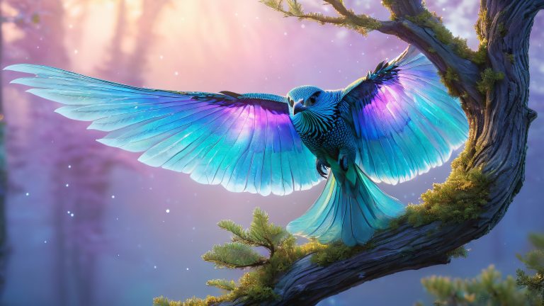 mystical moonlit fantasy creature wallpaper scaled