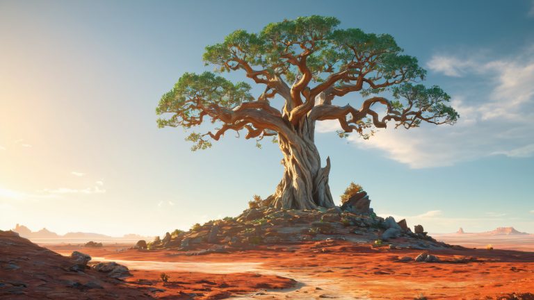 mystical tree of life wallpaper 4k ancient mortis oblivionis scaled