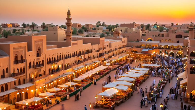 najran souk wallpaper 4k scaled