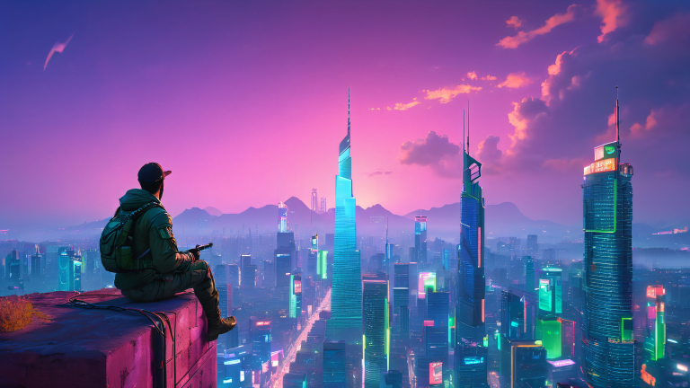 neon cityscape hack scaled