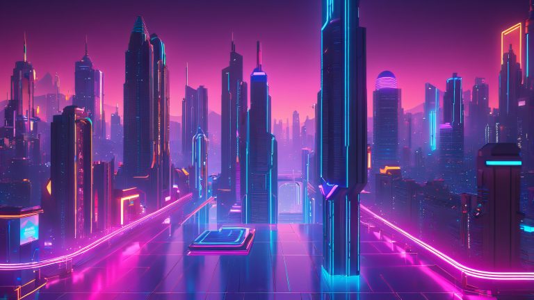 neon cityscape odyssey scaled