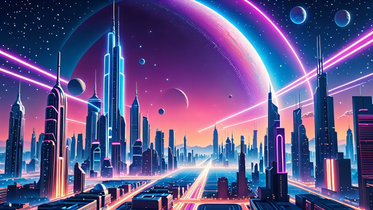 neon cosmos landing scaled