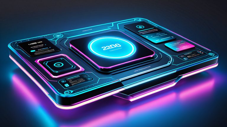 neon holographic interface scaled