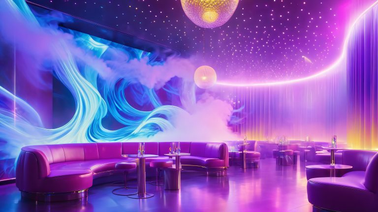 neon lounge 4k wallpaper scaled