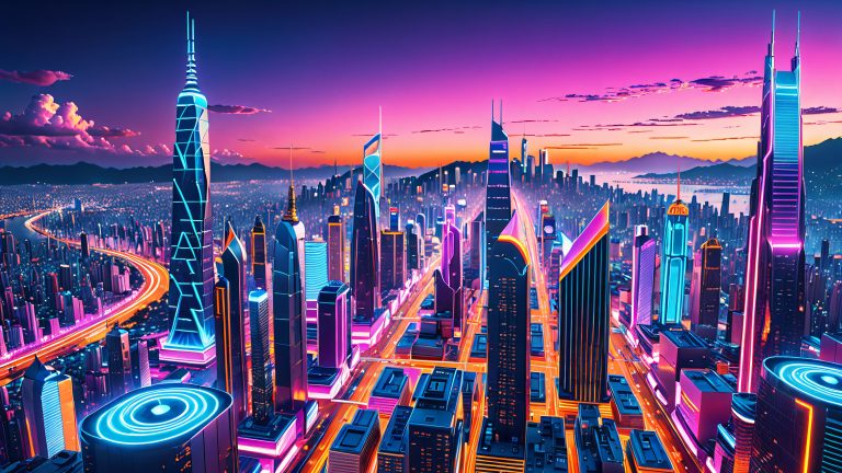 neon metropolis dawn scaled