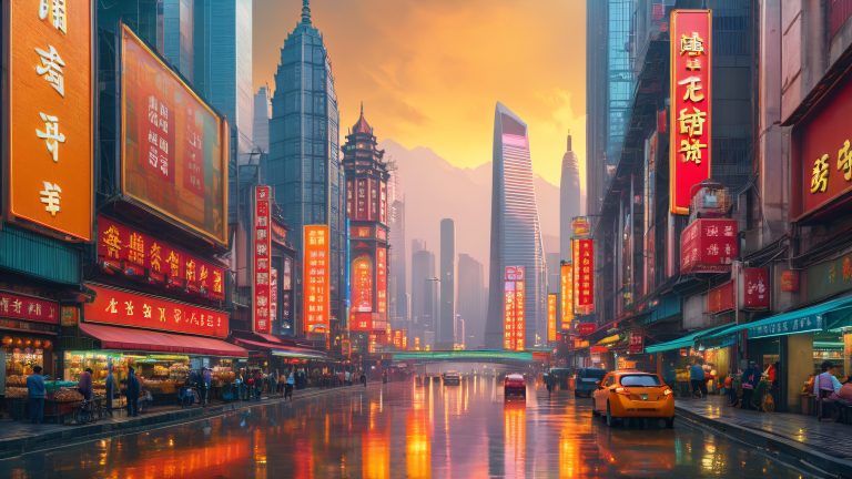 neon metropolis reflections scaled