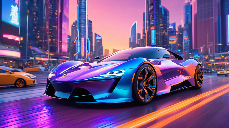 neon pulse racing sunset scaled