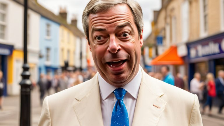 nigel farage milkshaked 4k wallpaper scaled