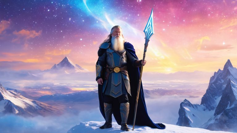 odins celestial vigil 4k mythology wallpaper scaled