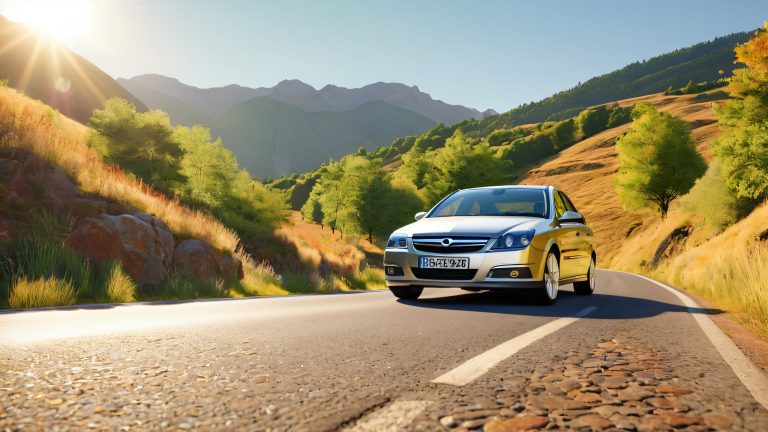 opel vectra c mountain drive silver green scaled