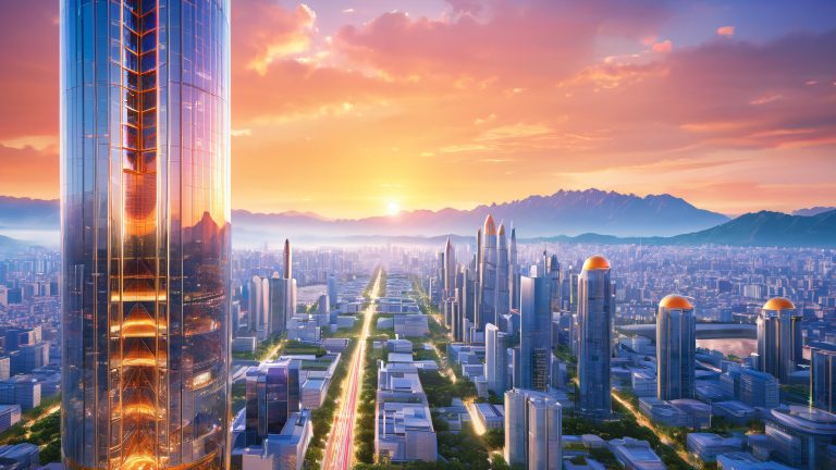 oppo technology research centre tower 4k wallpaper scaled