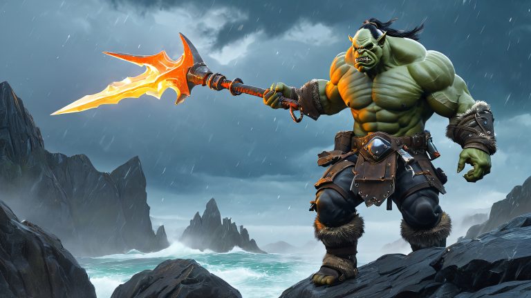 orcs grapple misty vortex scaled