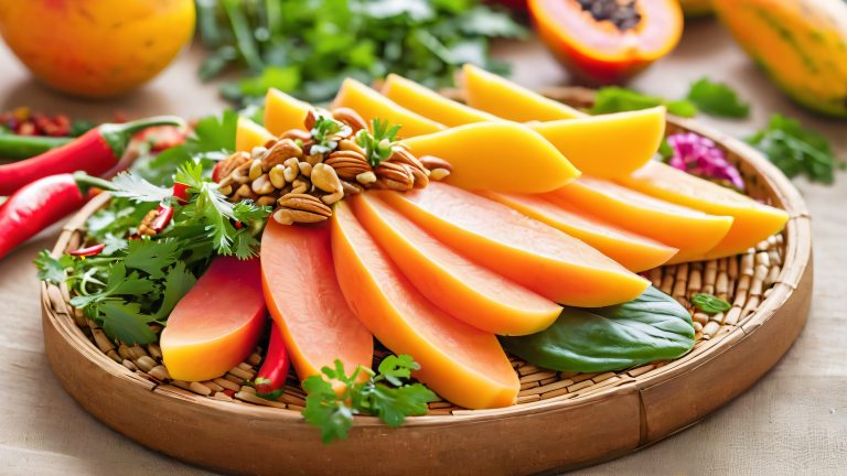 papaya paradise 4k wallpaper scaled