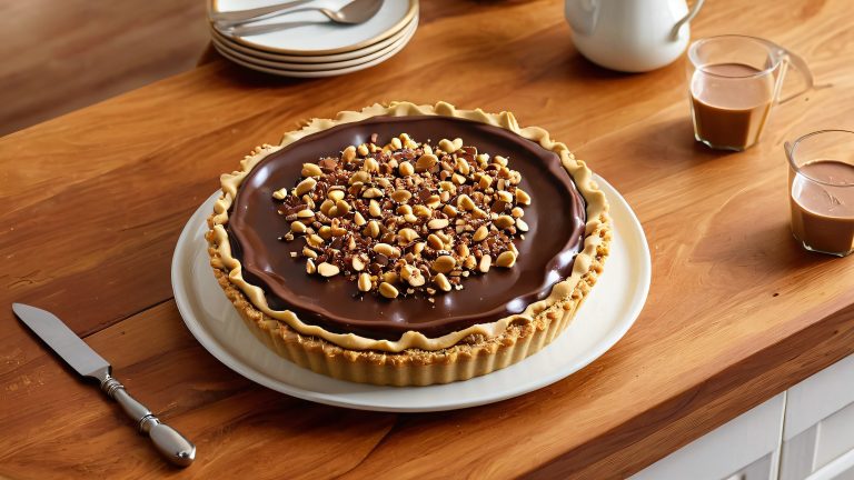 peanut butter chocolate pie wallpaper 4k comfort scaled