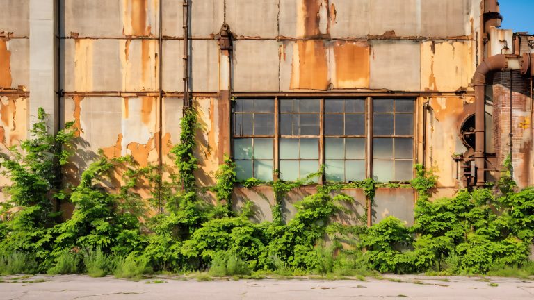 pillsbury plant abandonment wallpaper industrial decay scene scaled