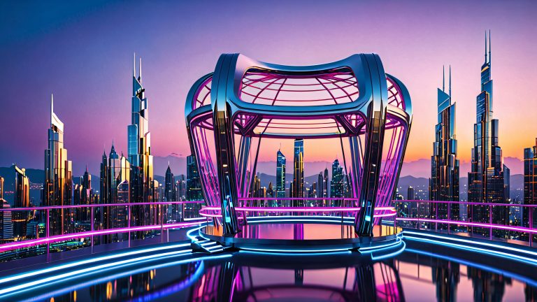 pulsing cityscape elegance scaled