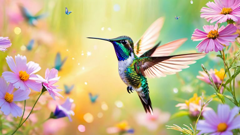 rainbow whispers in bloom scaled