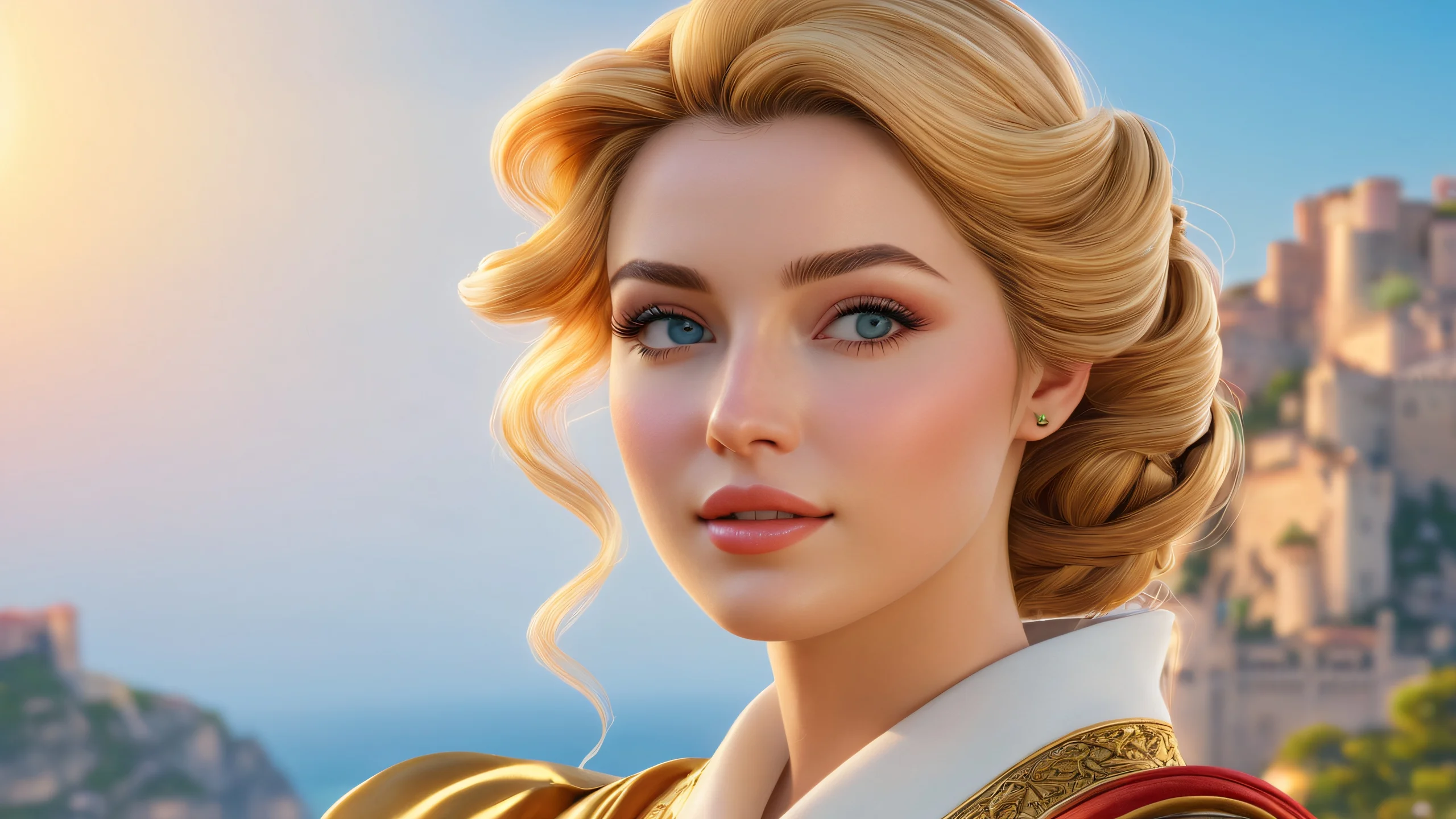 Aesthetic Realistic Mountain Landscape Background A stunning 4K image of a serene mountain landscape with intricate details and natural textures.