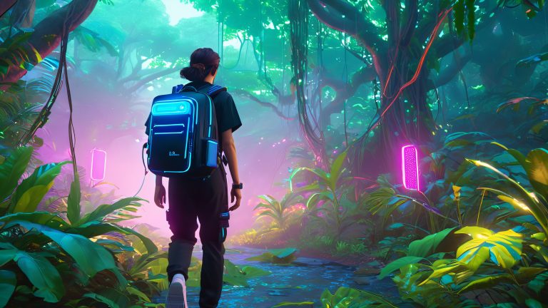 rebel hacker jungle sprint 4k wallpaper scaled