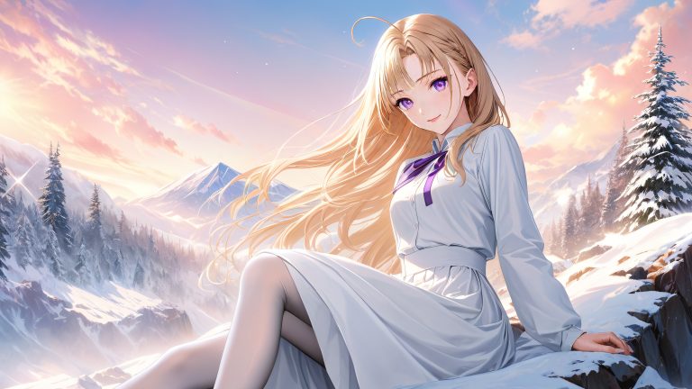 reimi mountain peak purple eyes scaled