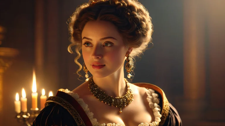 A stunning cityscape at night, lit by the golden glow of Rembrandt-style lighting, with intricate details and textures.