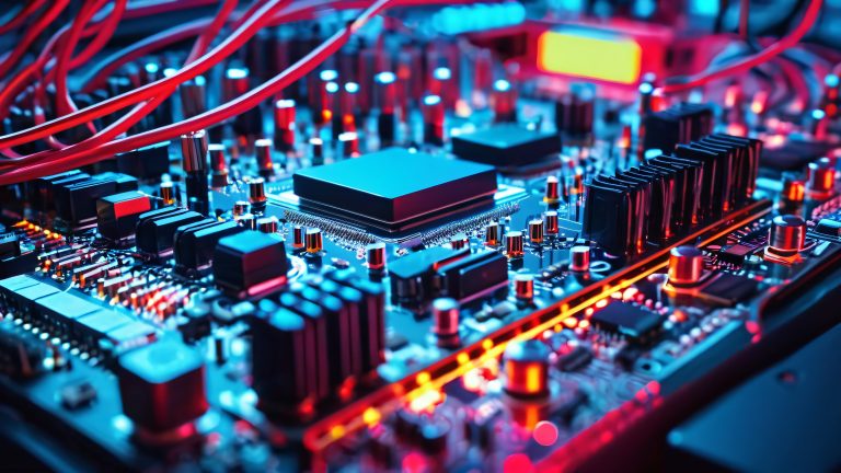 retro futuristic computer chaos 4k wallpaper scaled