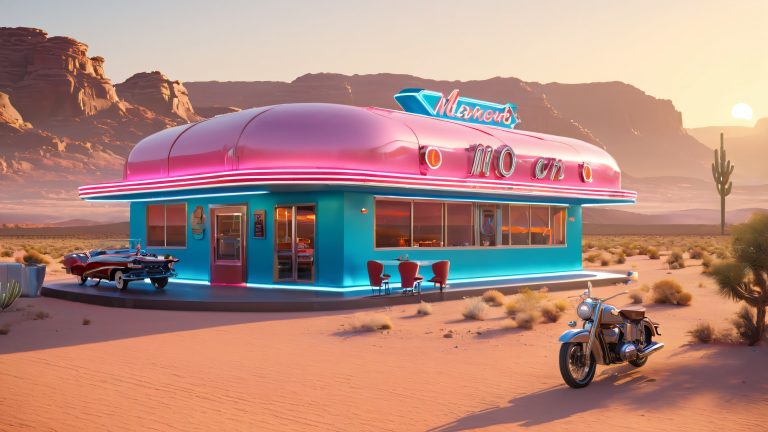 retro futuristic diner wallpaper moo can tex 2 moo can scene scaled